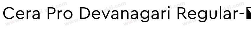 Cera Pro Devanagari Regular字体转换